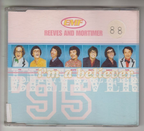 Cd Single I'm A Believer Emf Reeves & Mortimer Dance Uk 1995