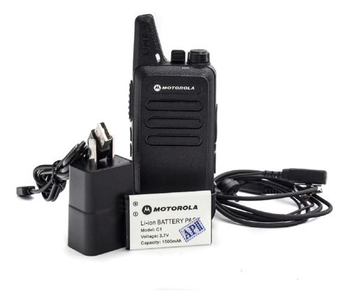 Radios Walkie Talkie Motorola C1 16 Canales Uhf Kit De 2