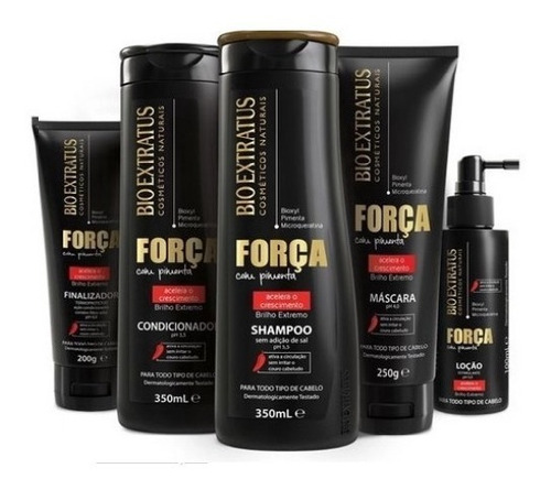 Bio Extratus Força Com Pimenta Sh+cond+másc+final+loção