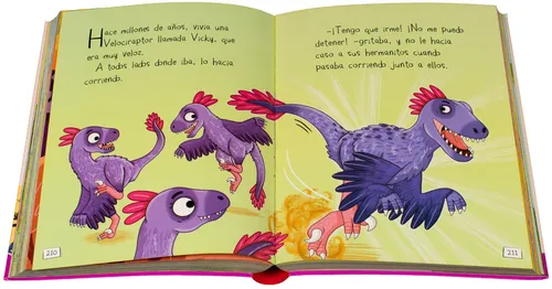 384 PAGINAS: MI PRIMER LIBRO DE CUENTOS DE DINOSAURIOS NEW, de Varios. Editorial Silver Dolphin (en español), tapa blanda en español, 2022