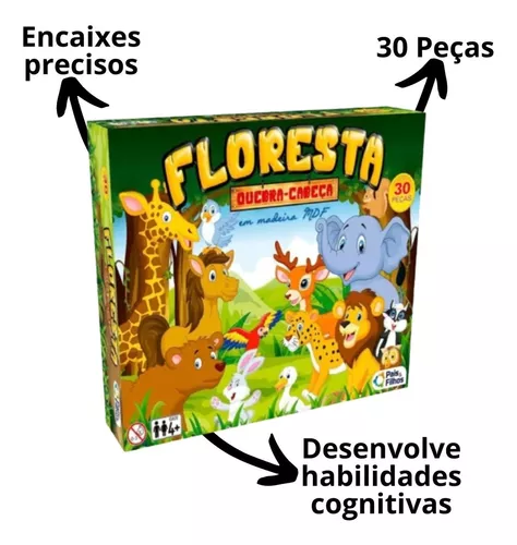 Jogo Quebra Cabeça Em Madeira 60 Peças Arca De Noé - Nig - Babu Brinquedos