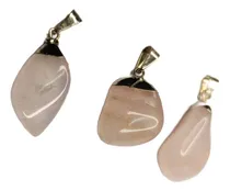 Comprar Dije Piedra Cuarzo Rosa, La Piedra Del  Amor Y Aceptacion
