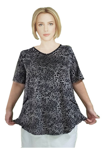 Remera Mujer Animal Print Talles  9  Mythos