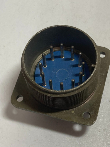 Amphenol Ms3102a24-19p Circular Receptacle 12 Pin Solder Bbd
