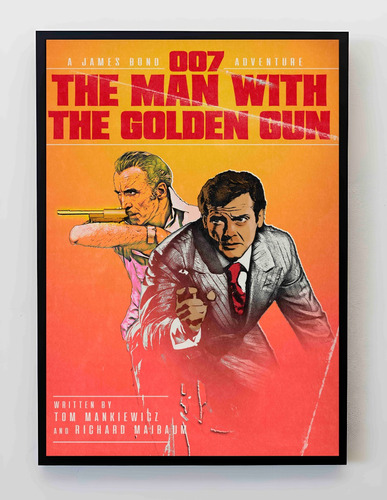 Cuadro 33x48cm Poster 007 The Man With The Golden Gun J.bond