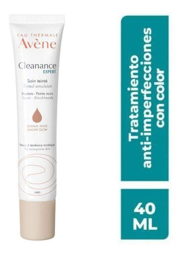 Imagen 1 de 1 de Avene Cleanance Expert Crema Facial Con Color Efecto Natural