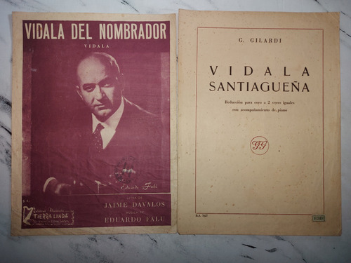 Imagen 3 de 10 de Antiguas Partituras Folclóricas Vidala Zambas Ian 500
