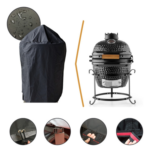 Funda Kamado Asador Mini De 38cm Diametro - 100% Impermeable