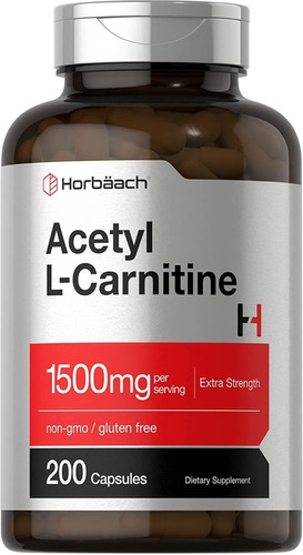 L'carnitina 1000mg - 200 Unidades - Usa 