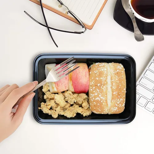 Enther 36oz Meal Prep Containers 20 Pack 3 Compartments W...