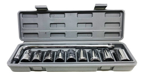 Caja Set Juego De Tubos 10 Piezas 1/2 10 A 24 Llave Curva