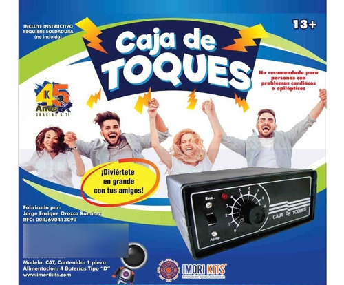 Caja De Toques Para Armar **(requiere Cautin Y Soldadura)
