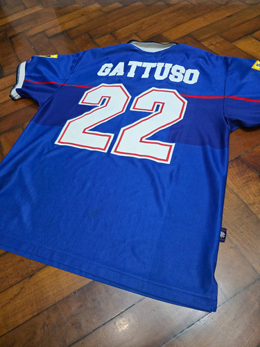 Camiseta Titular Rangers 1997/99, Gattuso 22 Talle L (Usado)