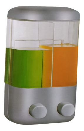 Imagem 6 de 6 de Dispenser Duplo Para Sabão, Shampoo Ou Condicionador