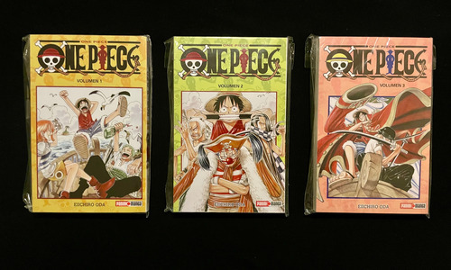One Piece 1 2 3 - Manga Panini Pack - Eiichiro Oda Español