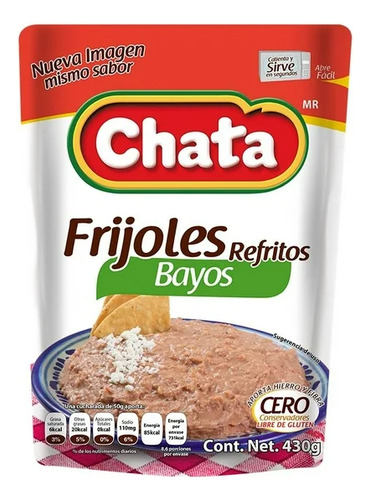 Frijoles Chata Refritos Bayos 430 G