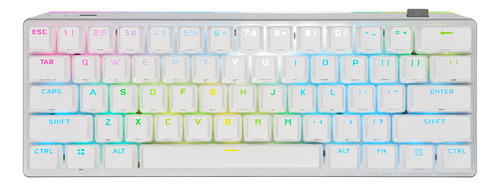 Teclado Gaming Corsair K70 Pro Mini Wireless Rgb 60% Blanco