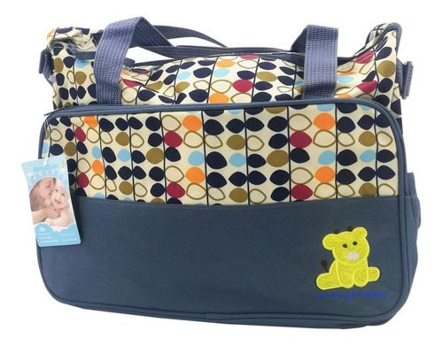 Imagen 5 de 7 de Bolso Maternal De Tela, 1 Bolsillo Frontal Grande, 2 Bolsill