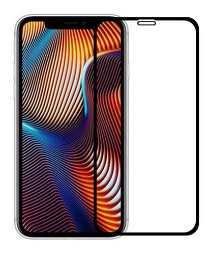 Vidrio Templado 5d Cubre Todo Para iPhone XR