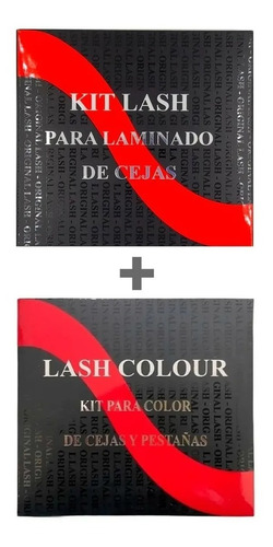 Duo Lash Color Pestañas Cejas + Laminado Definicion Cejas 