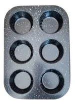 Comprar Molde 6 Muffins Vanguardia Antiadherente Acero Carbon