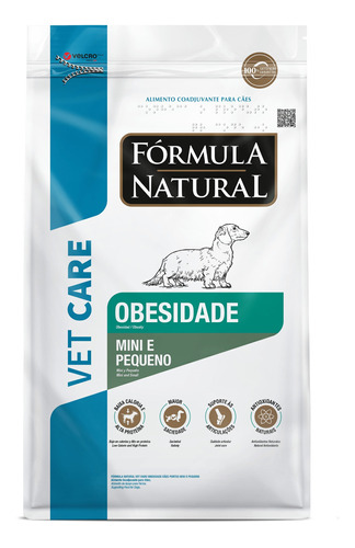 Ração Fórmula Natural Vet Care Obesidade Mini Pequena 2kg