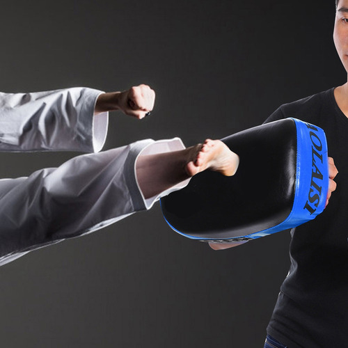 . Almohadillas Azules For Muay Thai, Boxeo, Patadas Curvas,