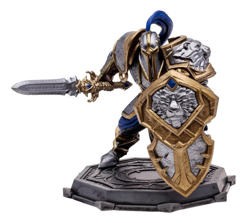 Mcfarlane: World Of Warcraft - Humano Guerrero Escala 1/12