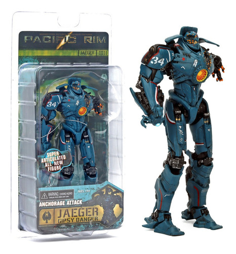 Pacific Rim Gipsy Danger Anchorage Attack Figura Juguete