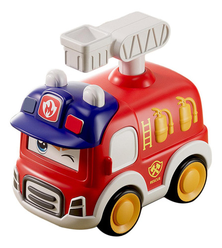 Press And Go Car Early Educational Para Camiones De Bomberos