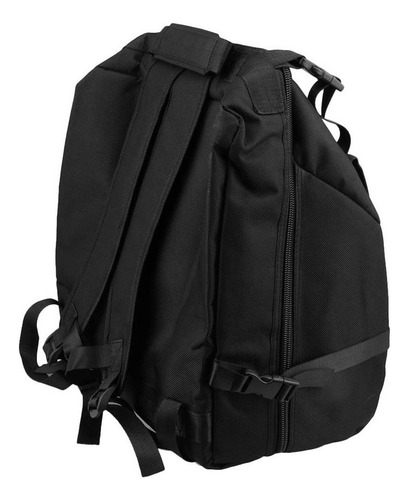 W Bolsa De Armazenamento De Acordeão De Tecido Oxford Preta