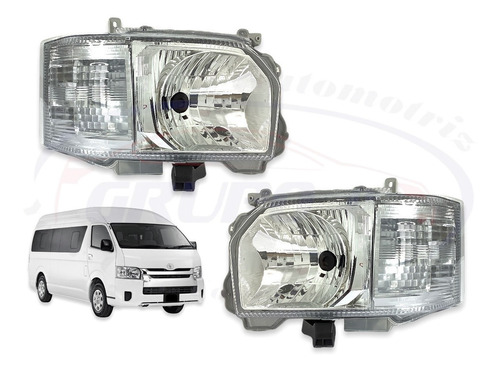 Par Faros Piloto Copiloto Toyota Hiace 2014 Al 2019 Nuevos