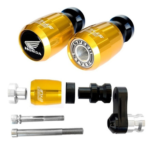 Slider Dianteiro Honda Cb 650r Cb650r 2020/2021 Dourado