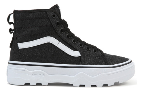 Zapatillas Vans Ua Sentry Sk8-hi Wc Glitter Black/true White