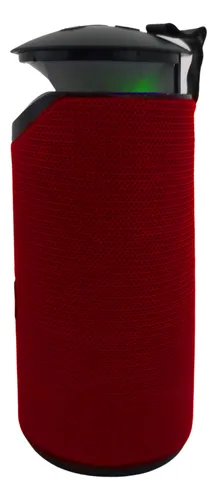 Parlante Bluetooth Recargable Luz Rgb/usb/tf/fm Rojo