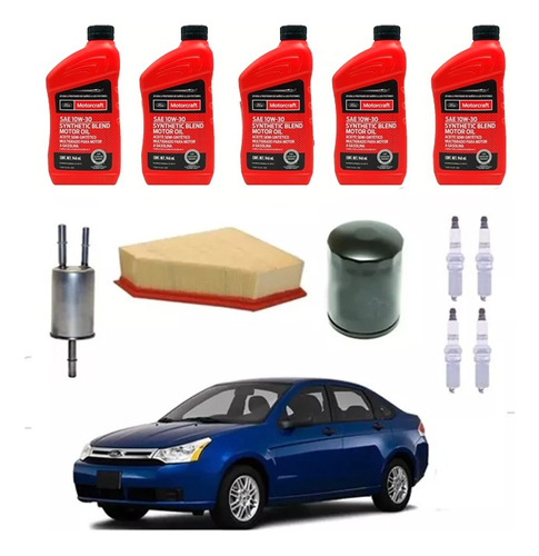 Kit Afinación Para Ford Focus 4 Cil 2.0 L Aceite 10w30 M