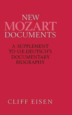 Libro New Mozart Documents - Professor Cliff Eisen