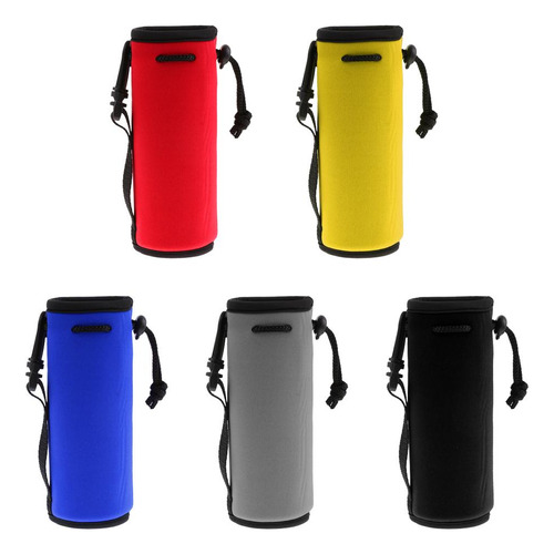 Bolsa De Neopreno Aislada Botella Negro-01 Negro-01