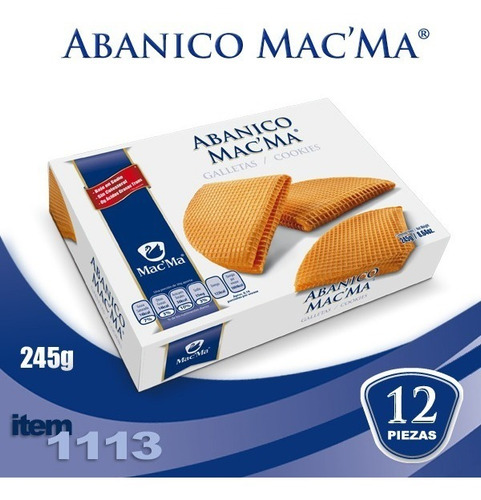 Galletas Macma Abanico Paquete