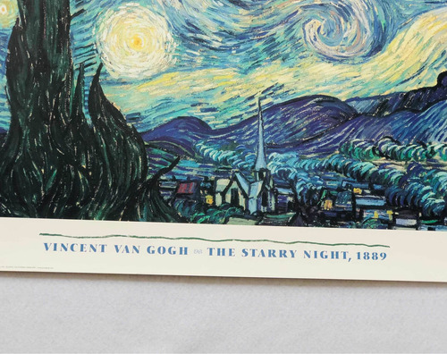 Poster La Noche Estrellada De Van Gogh Comprado En El Moma (Usado)
