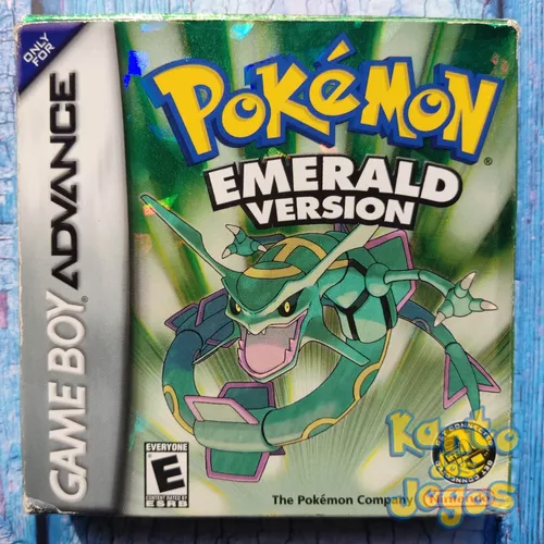 Jogo Pokemon Emerald version - GBA - Sebo dos Games - 10 anos!