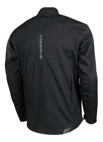 Imagen 2 de 9 de Chamarra Joe Rocket Whistler 2.0 Negra Impermeable Para Moto