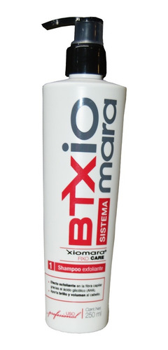 Xiomara 3 Shampoo Exfoliante Purificador Btx Paso 1 250 Ml