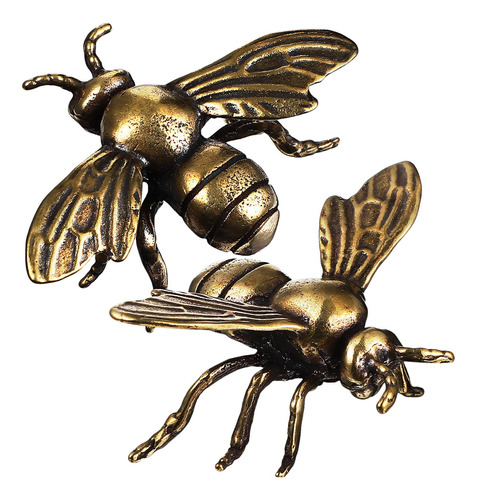 Figuras Abeja Doradas Latón Feng Shui Decoración Regalo Cole