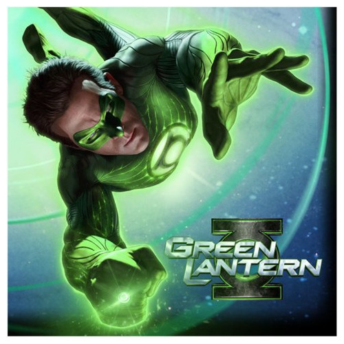 Sello Green Lantern Servilletas Grandes (16ct).