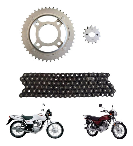 Kit Cadena Sprocket Honda Gl150 Cargo150