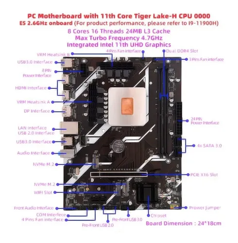Kit Gamer Interposer Core I9 11900h Com 16gb E Brinde | MercadoLivre