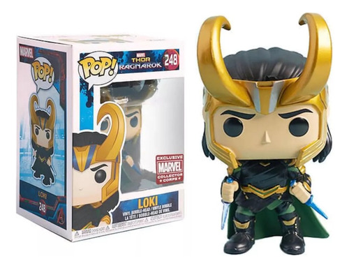 Funko Pop Loki #248 Marvel Collector Corps Nuevo Descontuado