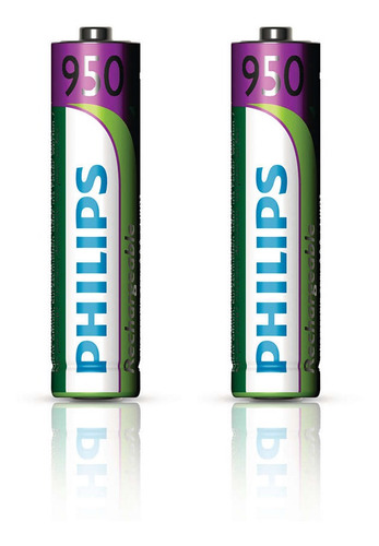 Pila Recargable Philips Aaa 950mah Blister X2 Pilas Triple A