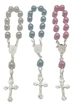 Comprar 20 Mini Rosarios Artesanales Souvenirs Bautismo Comunión
